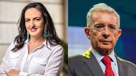 María Fernanda Cabal y Álvaro Uribe.
