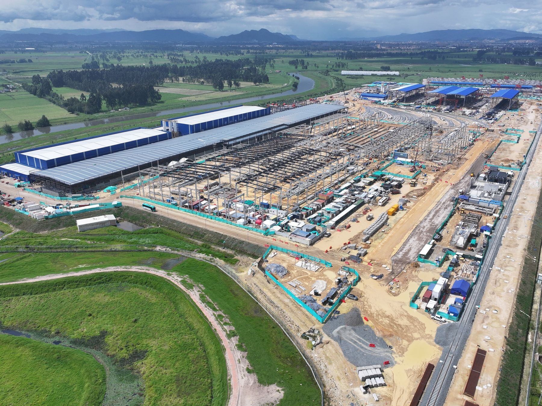 Este complejo de 36 hectáreas será fundamental para la operación de los 30 trenes del sistema.