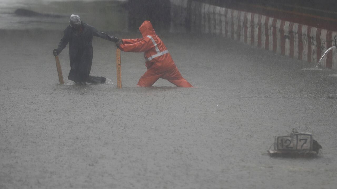 Fuertes lluvias en India