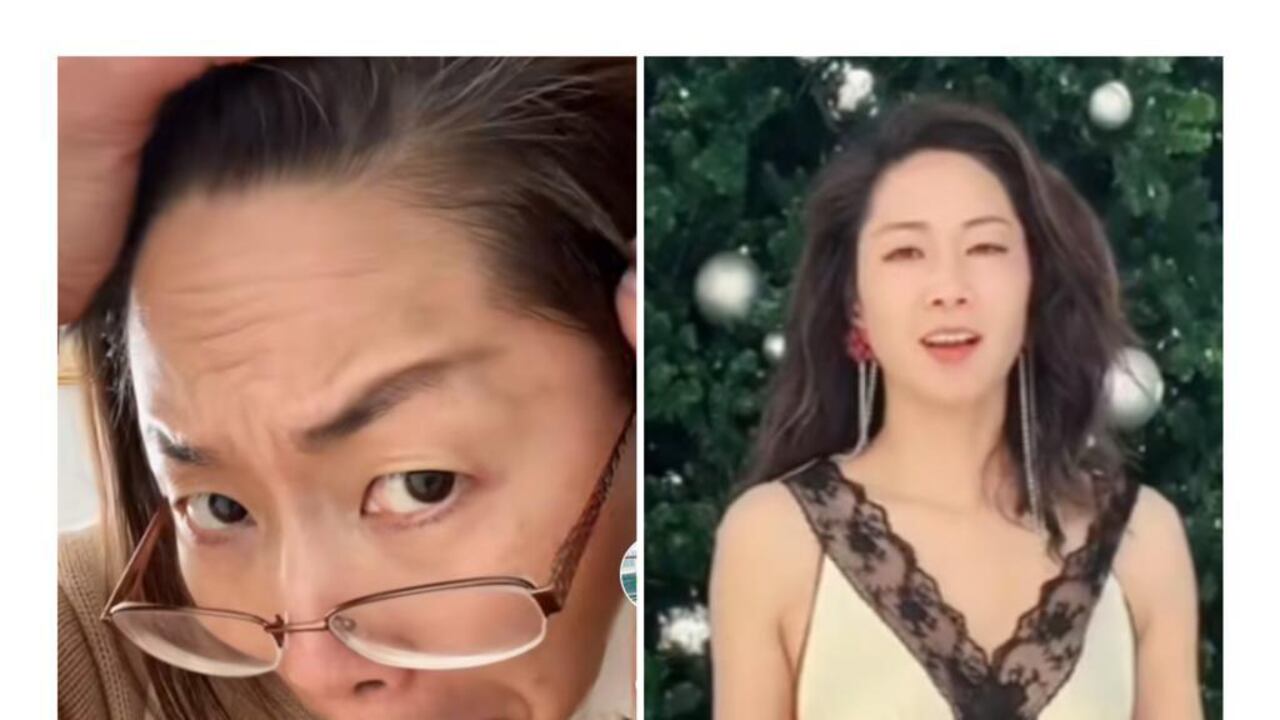La tiktoker se viralizó por sus sorprendentes transformaciones.