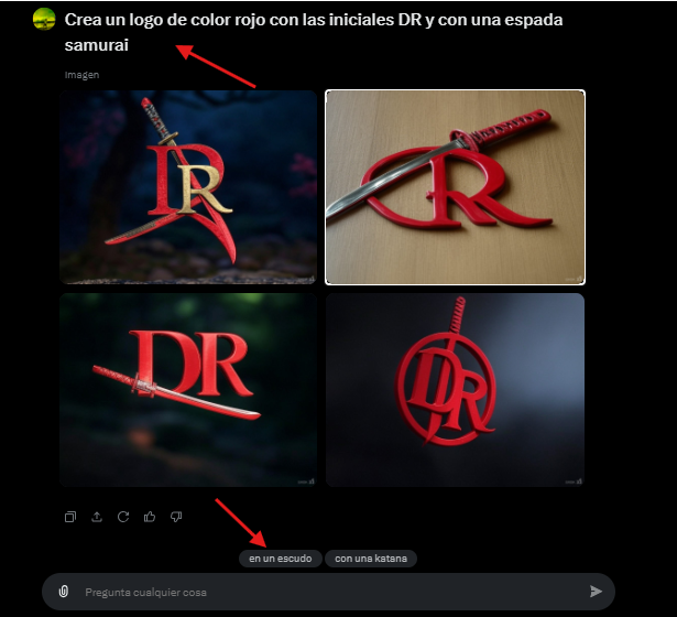 Con Grok, los usuarios de X pueden crear logos ilimitados ajustados a sus necesidades en pocos segundos.