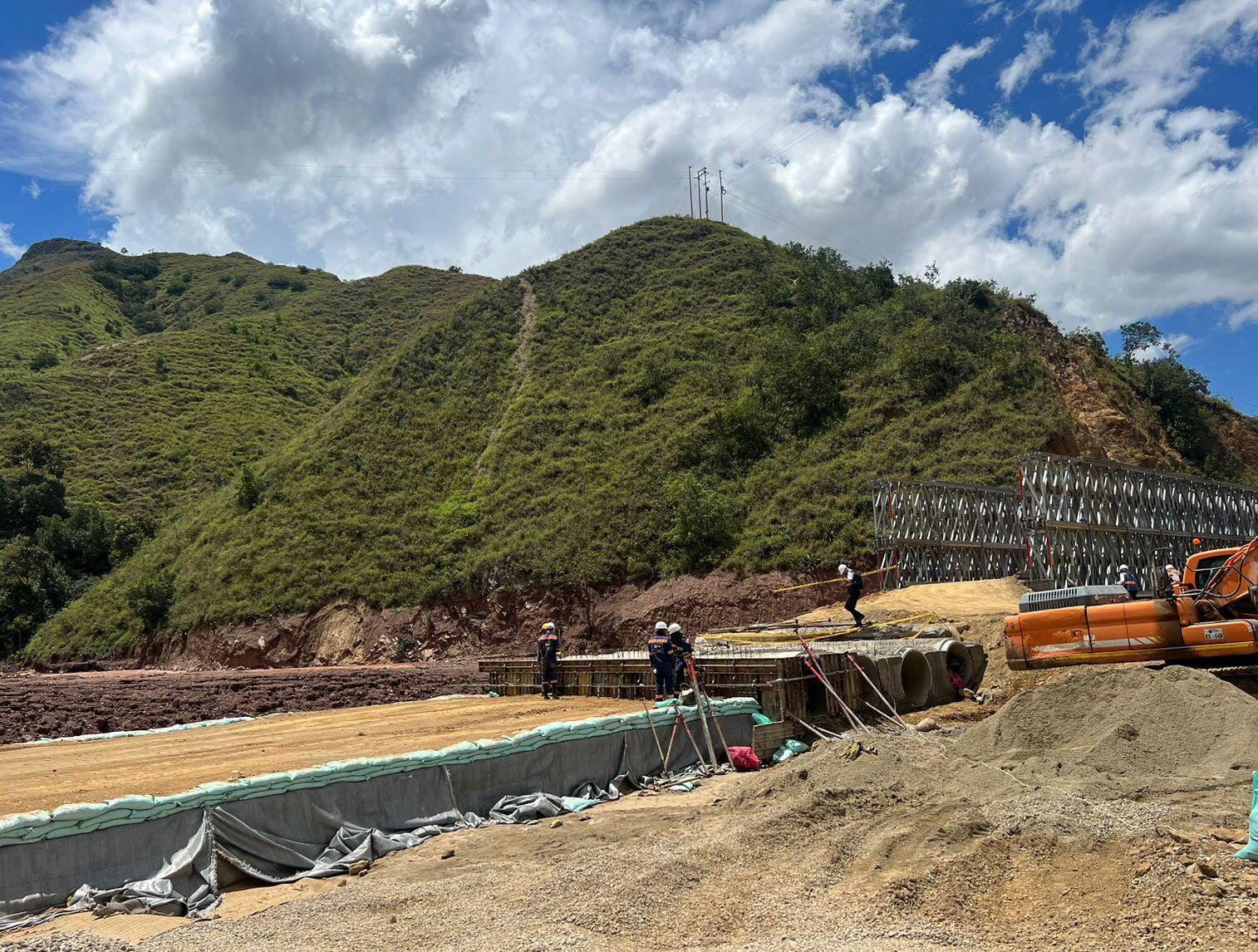 Así está la zona en El Tarrita.