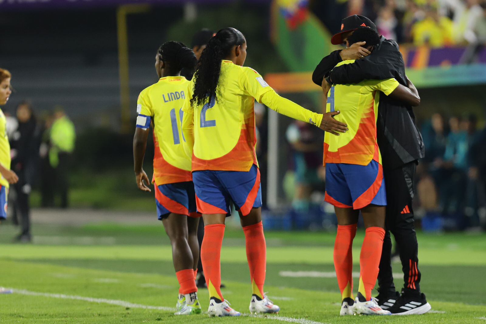 Bogotá. Agosto 31 de 2024. Colombia enfrenta a Australia, por la fecha 01 del Mundial femenino Sub 20 2024, en el estadio Nemesio Camacho El Campín. (Colprensa - Lina Gasca)