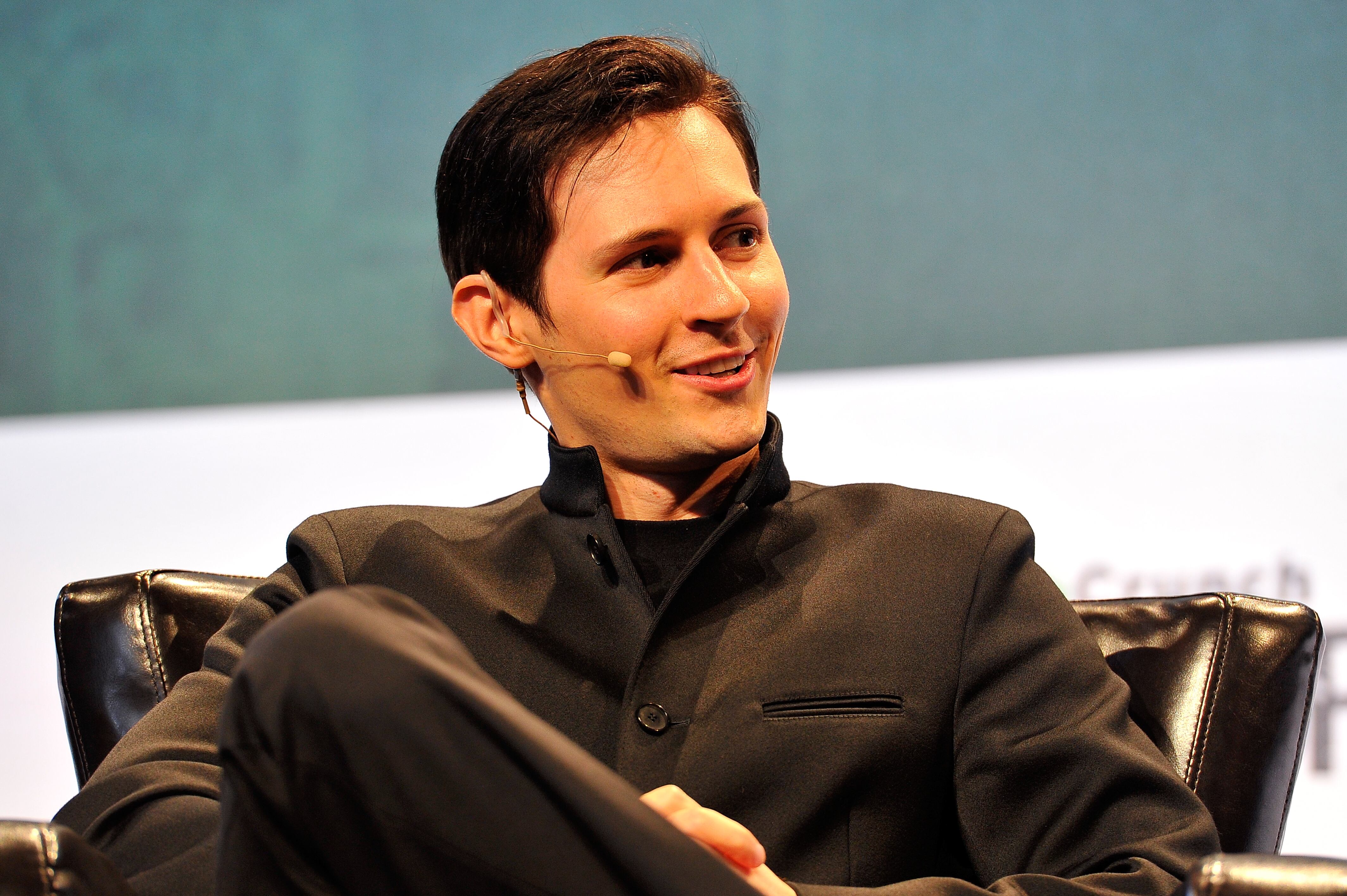 Pavel Durov, director ejecutivo y cofundador de Telegram, habla en el escenario durante el primer día de TechCrunch Disrupt SF 2015 en Pier 70 el 21 de septiembre de 2015 en San Francisco, California.  (Foto de Steve Jennings/Getty Images para TechCrunch)