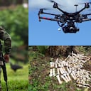 Hallan explosivos que pretendían ser montados en drones en el Cauca, según Fuerzas Militares.
