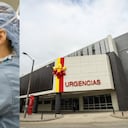 Medico de urgencias y entrada de urgencias hospitalarias