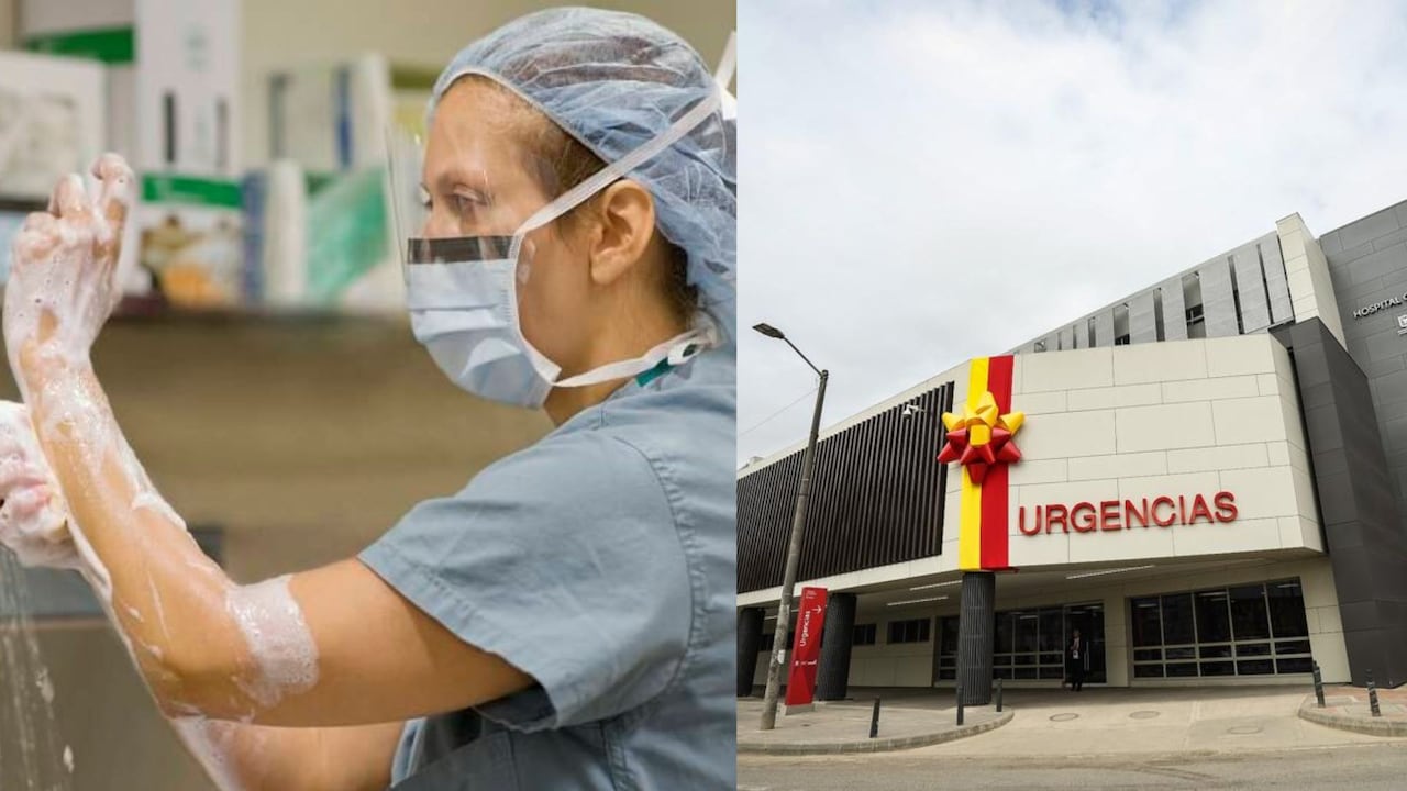 Médico de urgencias y entrada de urgencias hospitalarias.