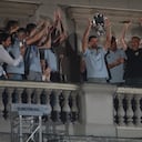 Novak Djokovic en el recibimiento