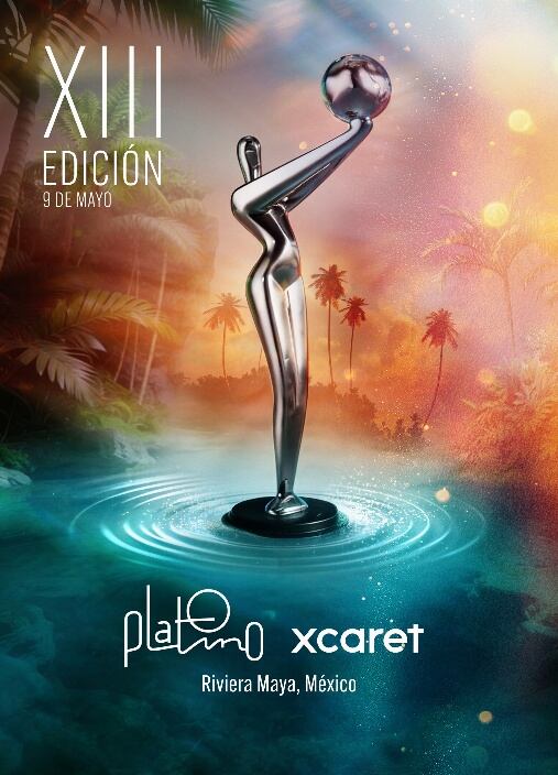 El cartel de la edición 2026, elaborado por los artistas Guillermo Alvite y Ricardo Díaz Reboso, fusiona la imagen del trofeo como símbolo del audiovisual iberoamericano con la identidad natural y cultural de la Riviera Maya.