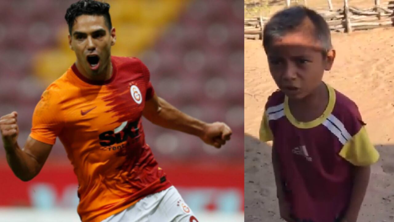 Falcao elogia a niño que narra goles