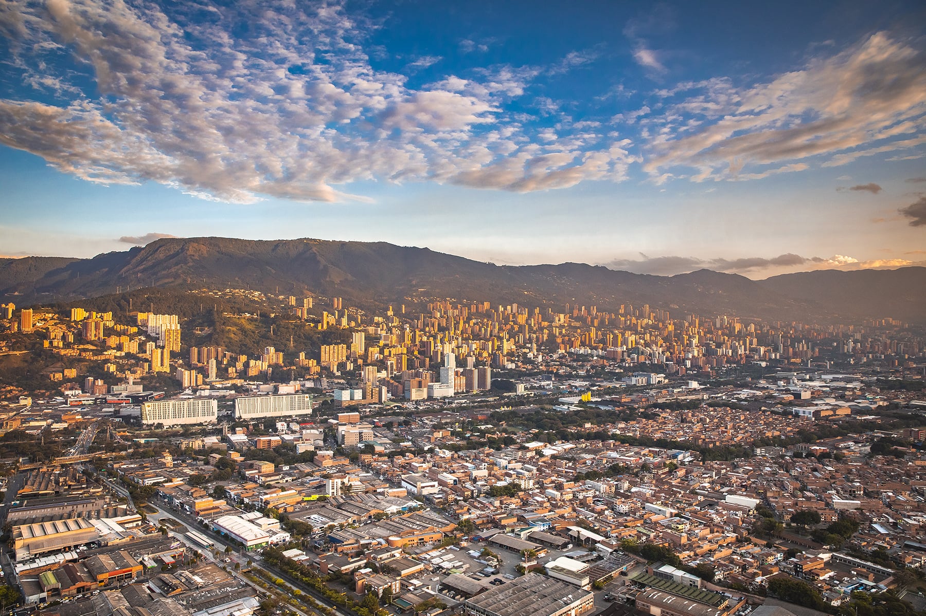 Panorámica de Medellín.