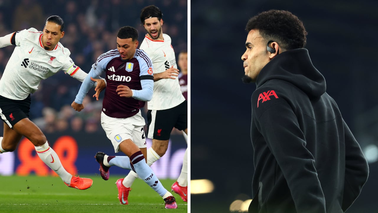 Lucho no tuvo la cantidad de minutos esperados ante Aston Villa.