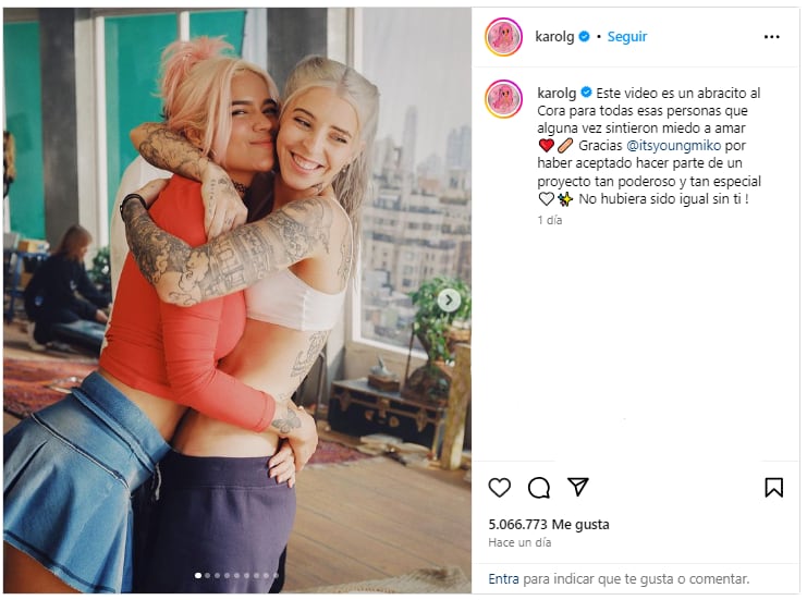 Foto: Instagram @karolg