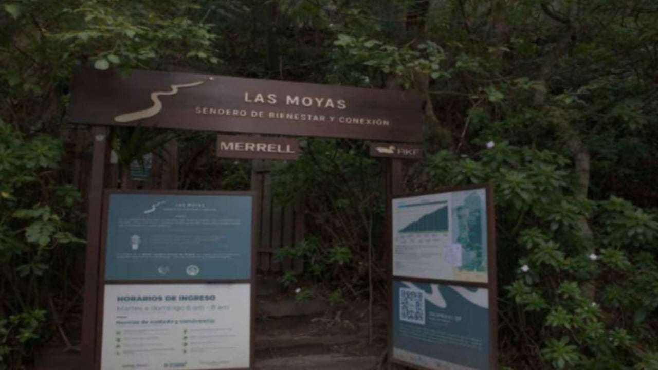 Sendero Las Moyas en Bogotá