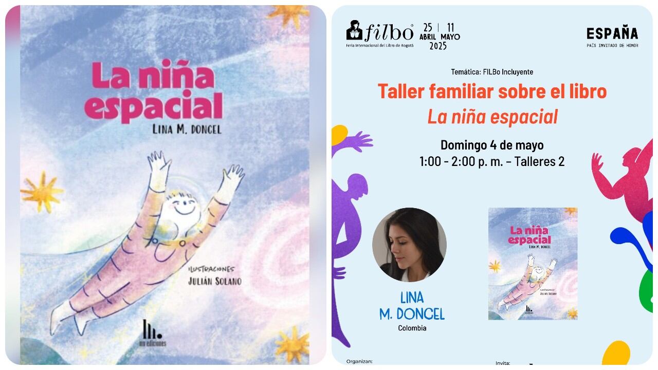 Taller familiar sobre el libro La niña espacial.