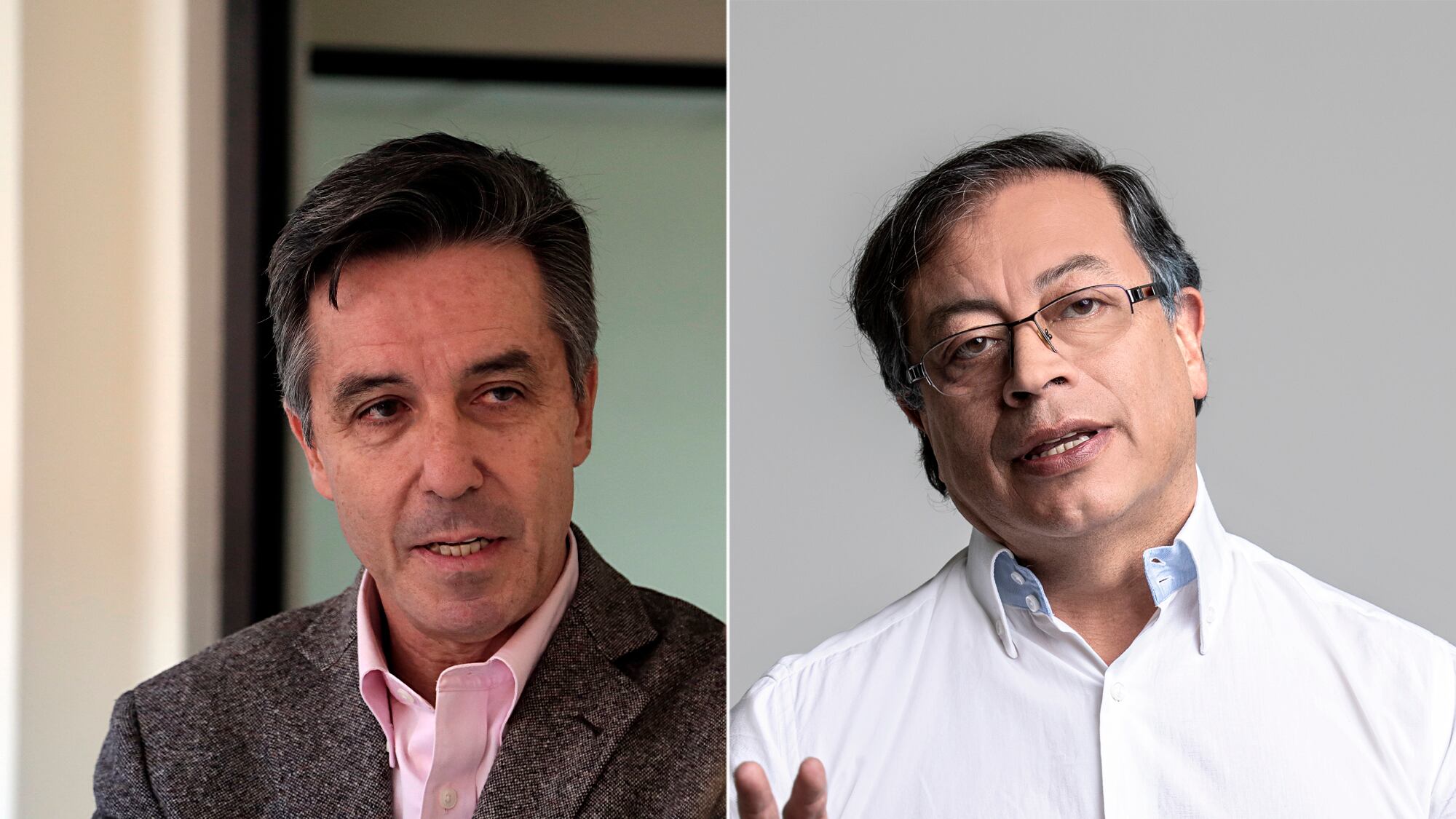 Roberto Prieto y Gustavo Petro