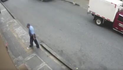 El hecho se presentó en el centro de la ciudad.