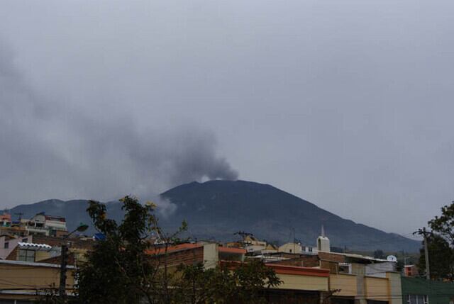 Volcán Galeras, en Nariño.