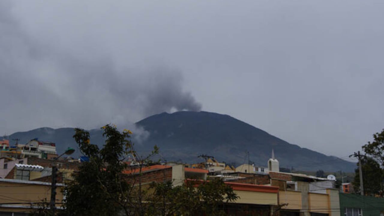 Volcán Galeras, en Nariño.