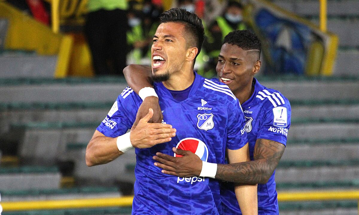 Fernando Uribe - Millonarios. Foto: Dimayor