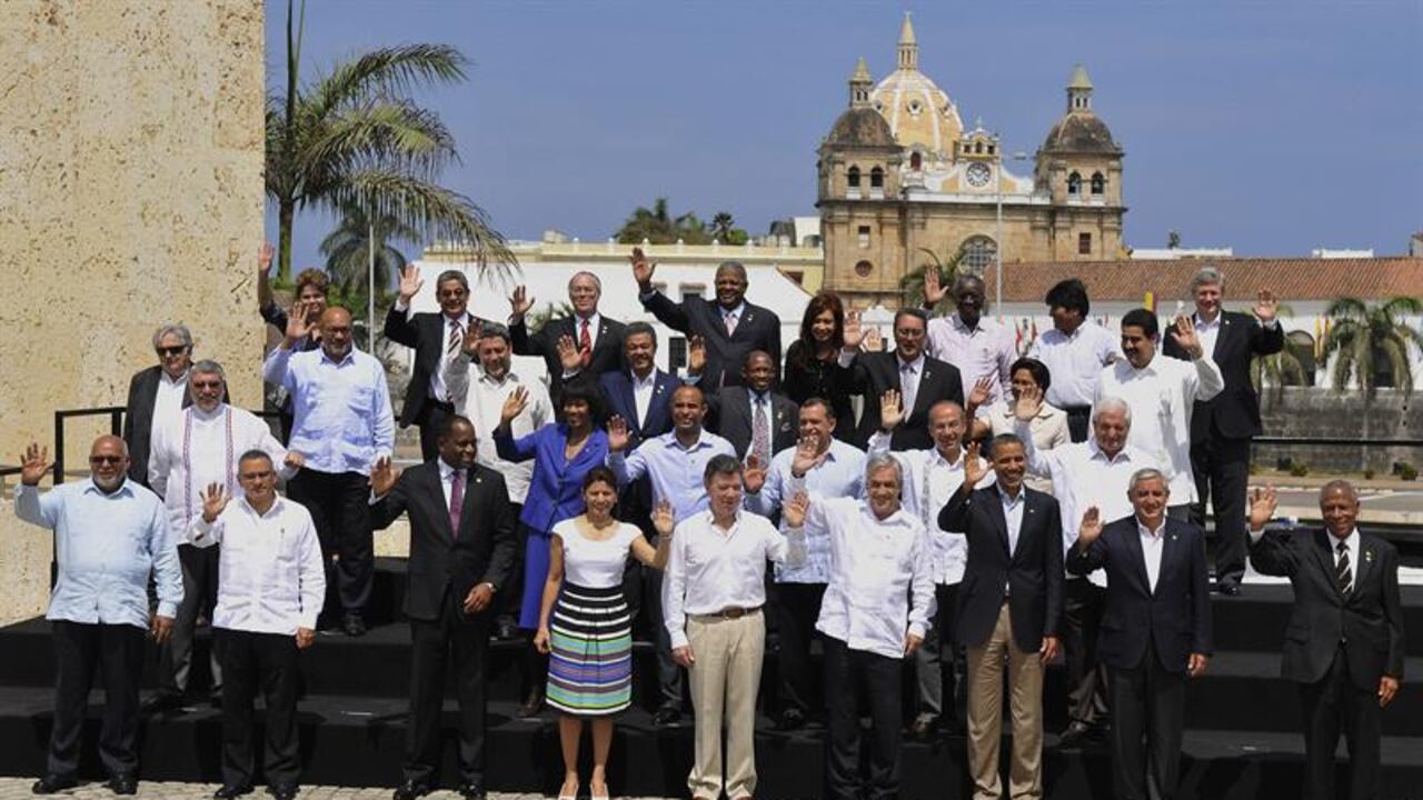 A la Cumbre de las Américas asistieron 33 ,mandatarios.