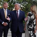 El presidente Donald Trump, como símbolo de respeto y reciprocidad, invitó a Guillermo Alejandro y a Máxima a que se hospedaran en la Casa Blanca.