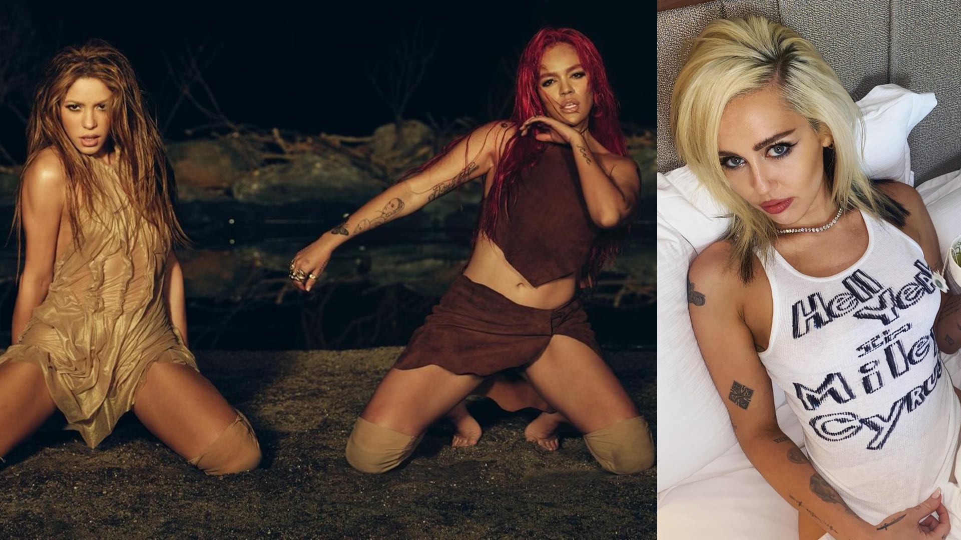 Fotos: Instagram @karolg - @mileycyrus.