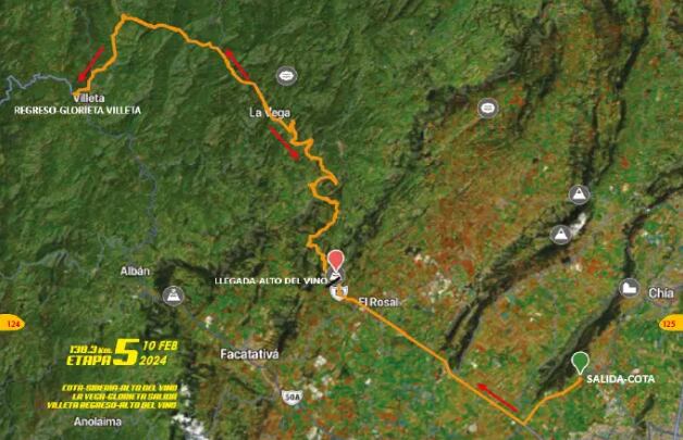 Este sábado 10 de febrero se correrá la quinta etapa del Tour Colombia.