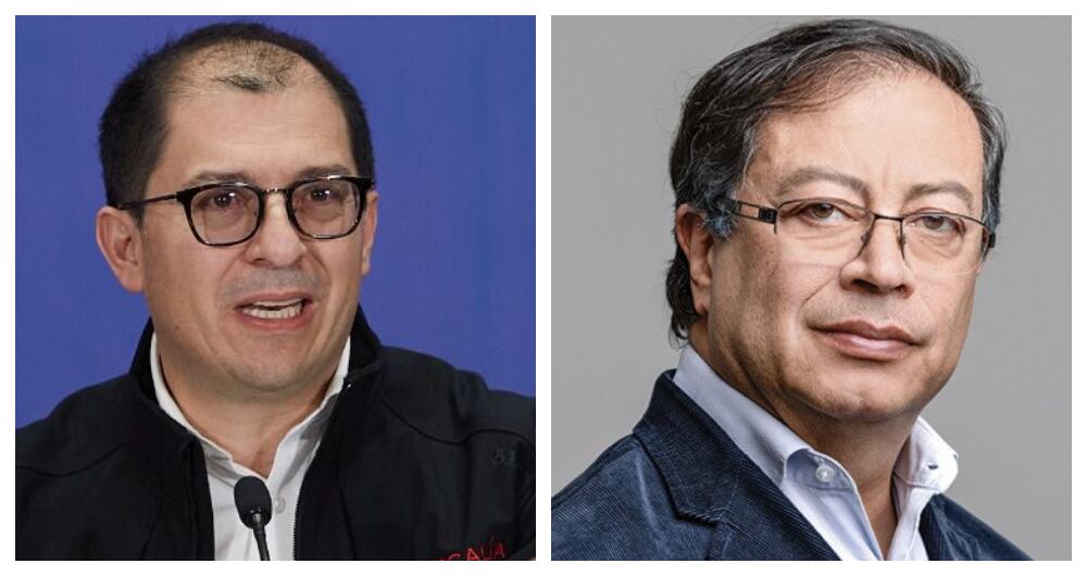Francisco Barbosa y Gustavo Petro
