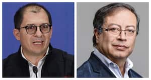 Francisco Barbosa y Gustavo Petro