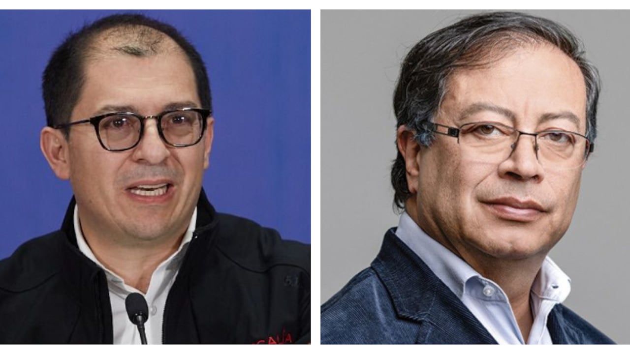 Francisco Barbosa y Gustavo Petro.