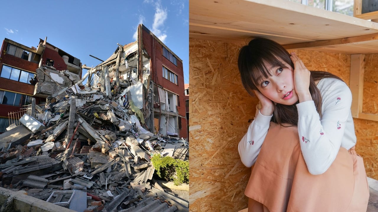 Existe una teoría conocida como el ‘triángulo de la vida’ para salvarse en un sismo.