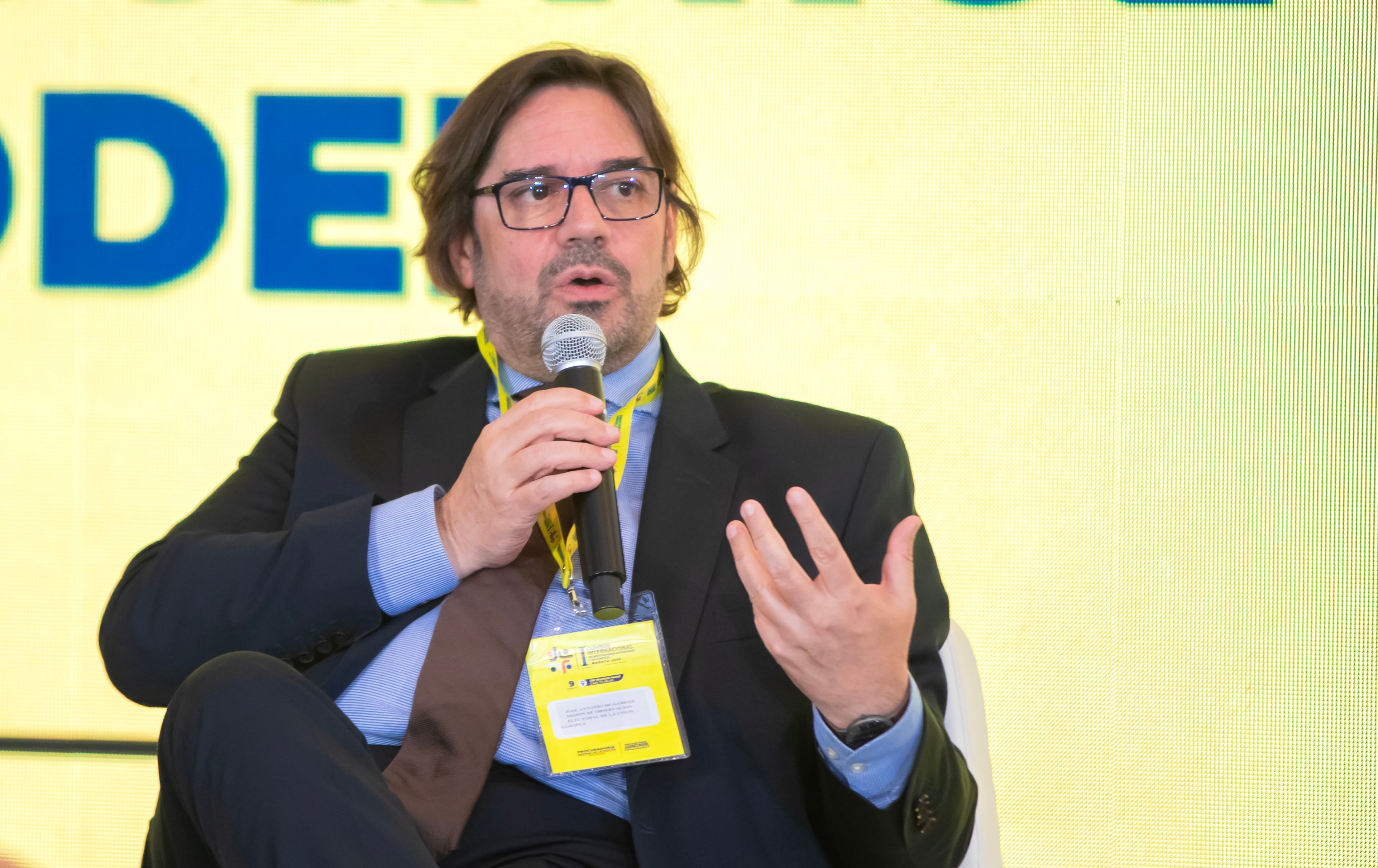 José Antonio de Gabriel, jefe adjunto de la Misión de Observación Electoral de la Unión Europea destacó la solidez y transparencia del sistema electoral colombiano.
