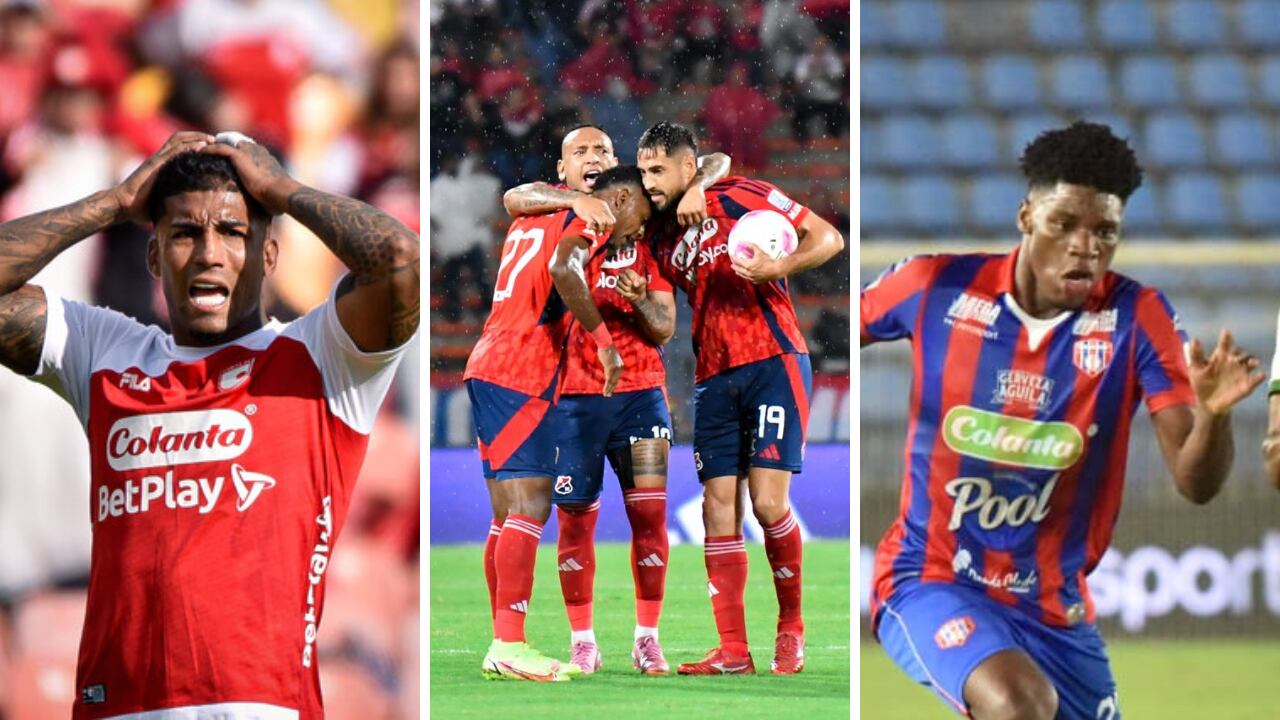 Santa Fe, Medellín y Unión Magdalena: los protagonistas en el arranque de la fecha 16 de Liga BetPlay 2025-ll.