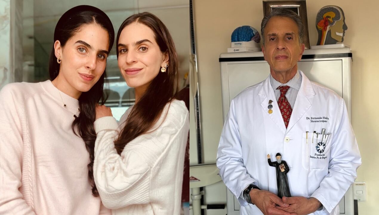Denise e Ivette Hakim hijas de Fernando Hakim, el reconocido neurocirujano y fundadoras de una importante pastelería en Colombia.