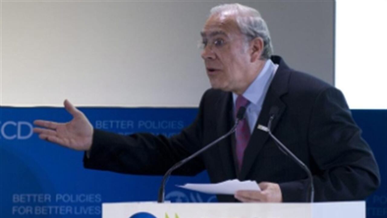 Secretario general de la Ocde, el mexicano José Ángel Gurría.