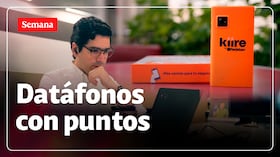 Con este datáfono, los comercios pueden entregar Puntos Colombia a sus clientes y también recibirlos como medio de pago.