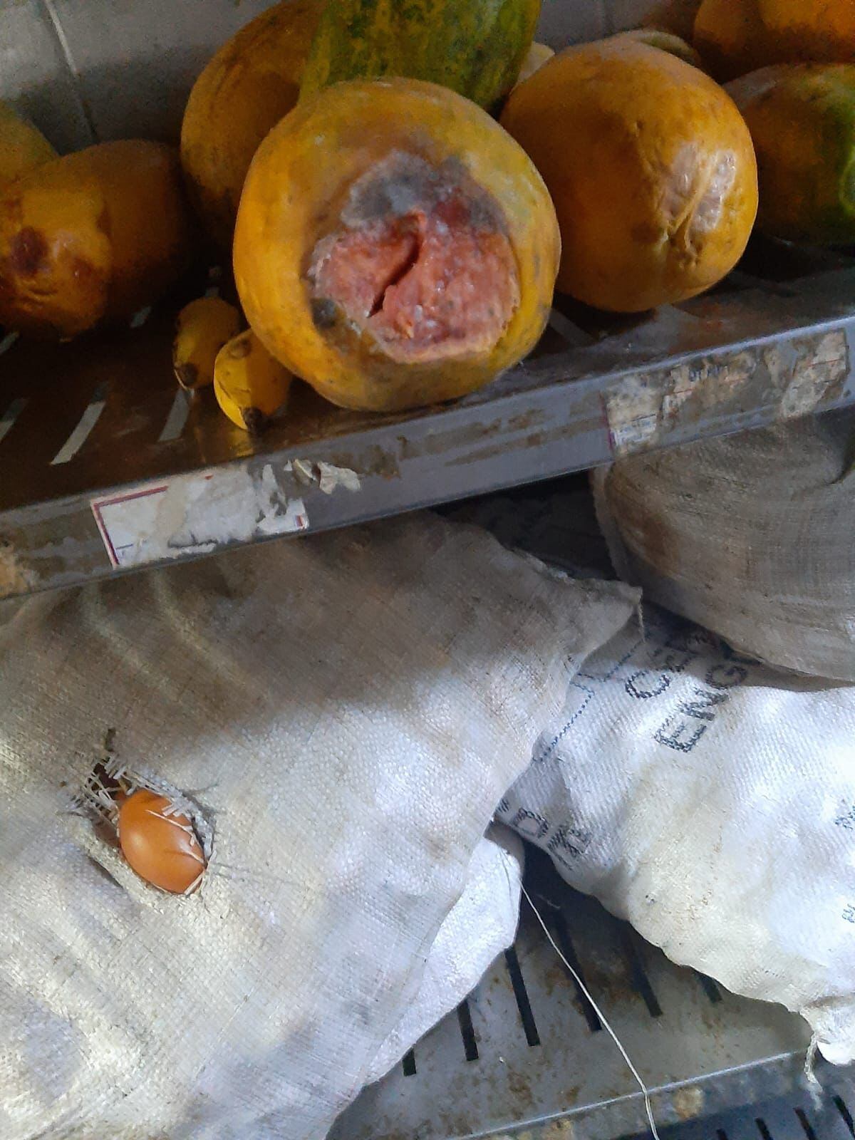 Alimentos descompuestos en la cárcel de Cómbita