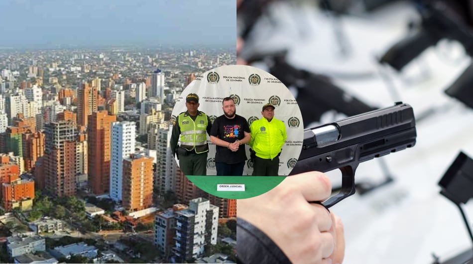 Capturan a supuesto integrante del clan Vega Daza de Barranquilla.