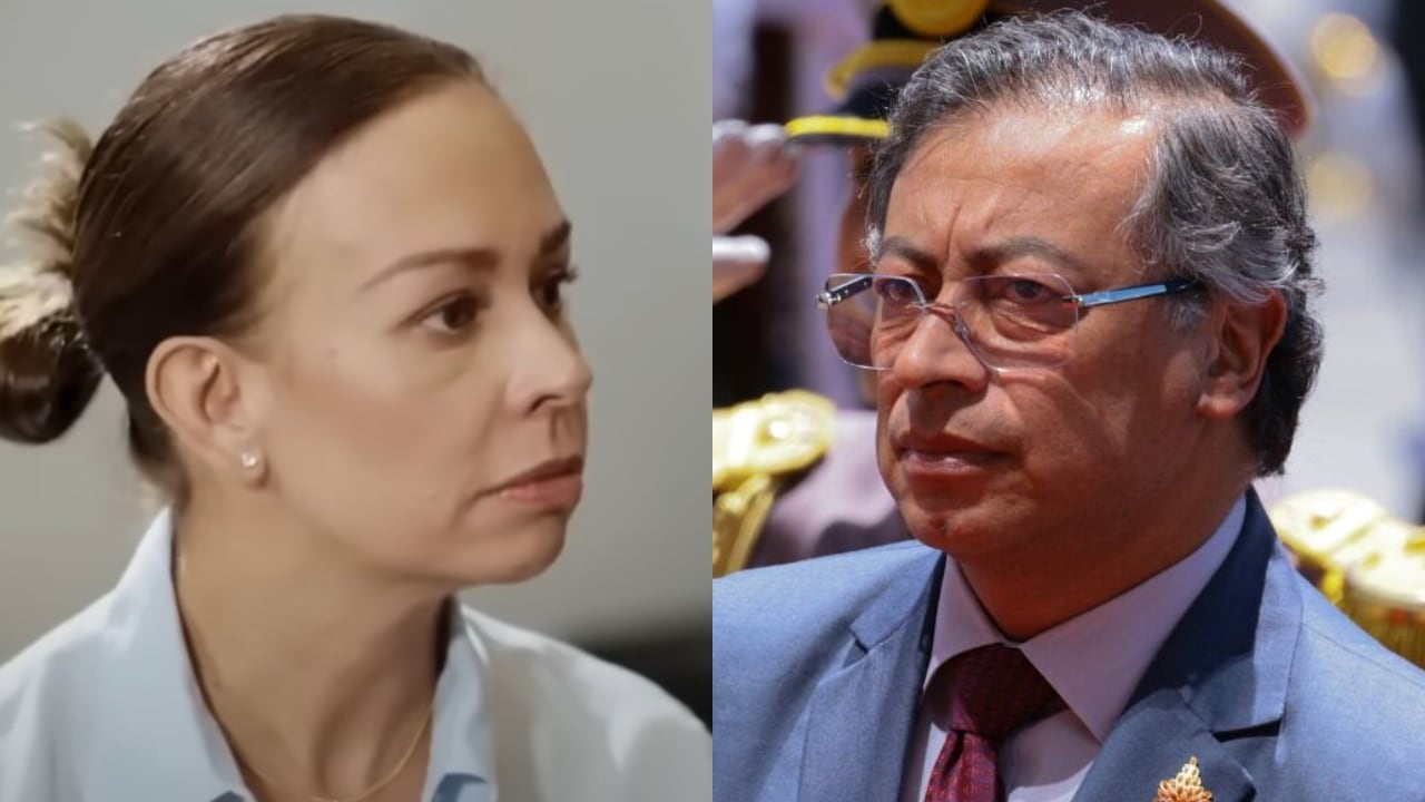 María Claudia Tarazona y Gustavo Petro.