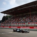 Kimi Antonelli durante la clasificación del GP de Bélgica de la Fórmula 1.