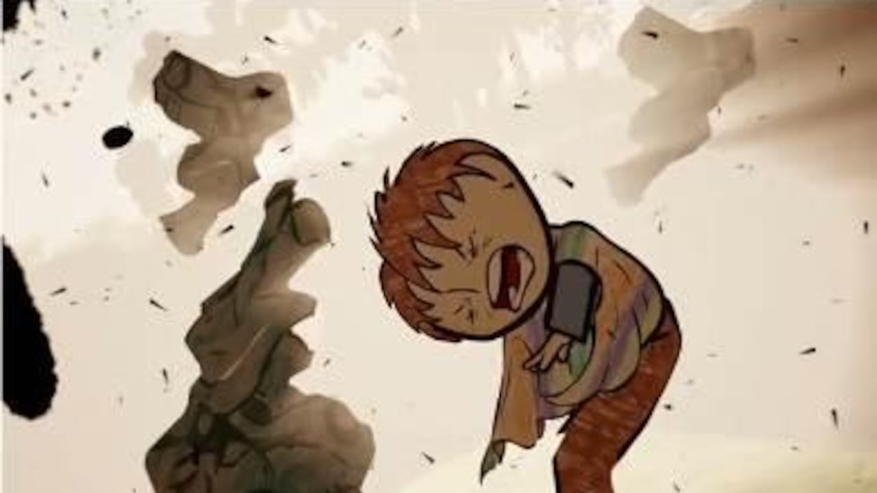 Imágen de la película Pequeñas Voces, que retrata desde la perspectiva de los niños la realidad del conflicto armado en Colombia.