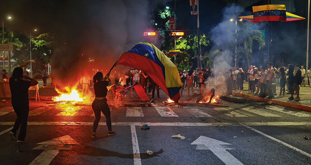 Los venezolanos han salido a las calles a reclamar por la democracia.