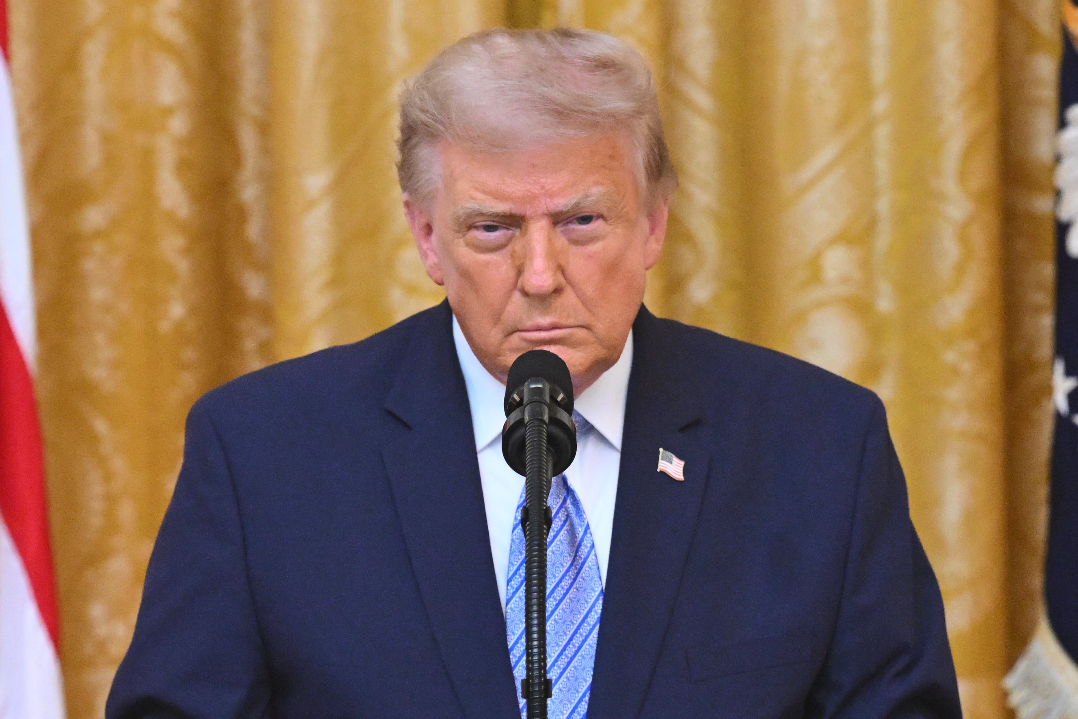 El ayatolá Mojtaba Jamenei cargó este sábado contra el presidente de Estados Unidos, Donald Trump.