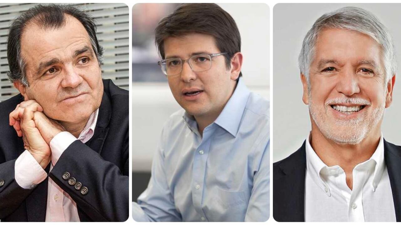 Óscar Iván Zuluaga, Miguel Uribe y Enrique Peñalosa.