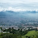 Medellín desde el cerro El Picaho, al occidente de la ciudad.