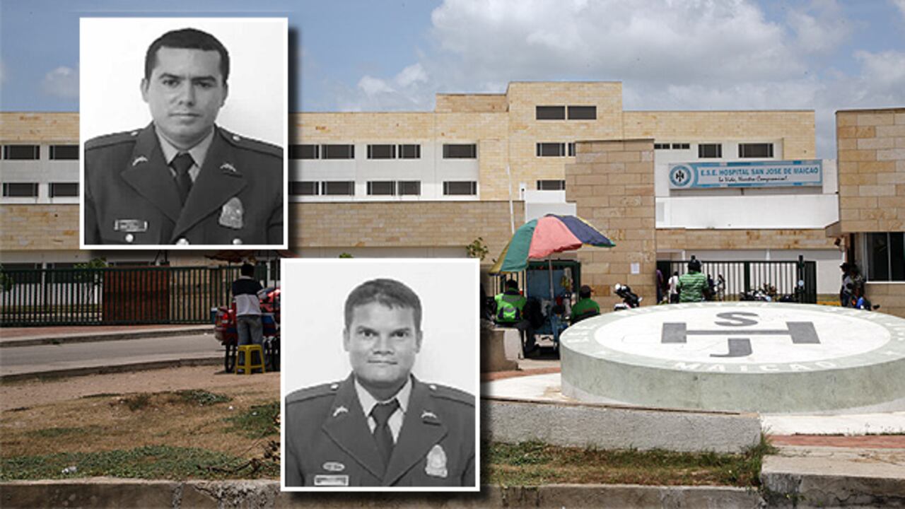 Los uniformados fallecidos fueron identificados como los subintendentes Sergio Herrera Gualdrón y Leiton Mendoza Amaya.