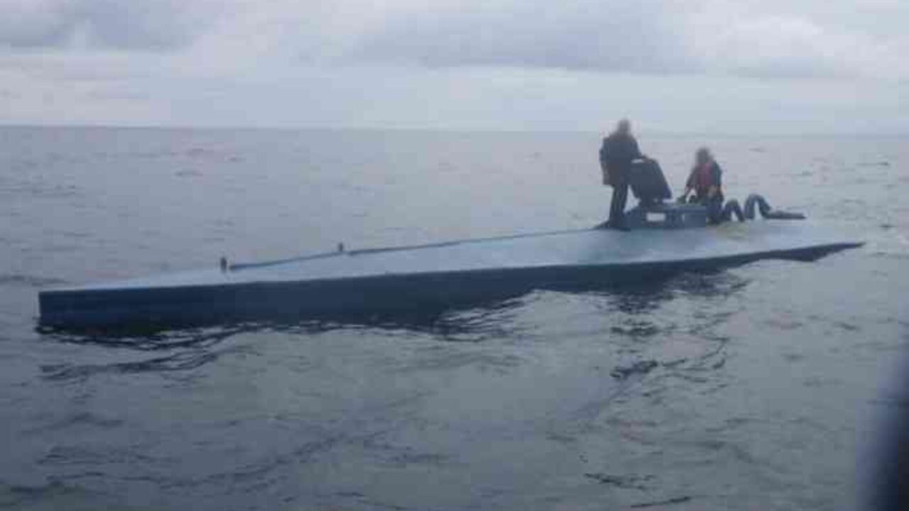 Cae narcosubmarino con más de dos toneladas de cocaína. Archivo.