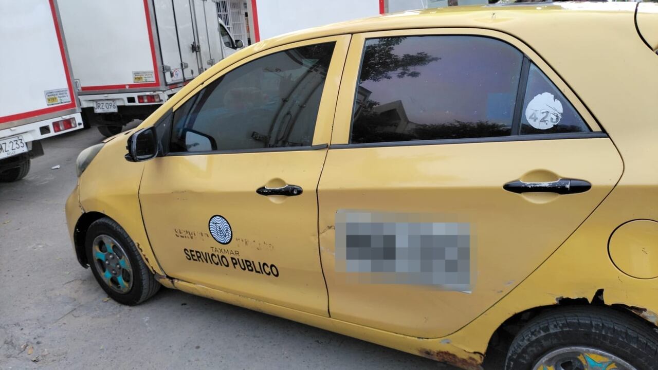 Vehículo incautado en la captura