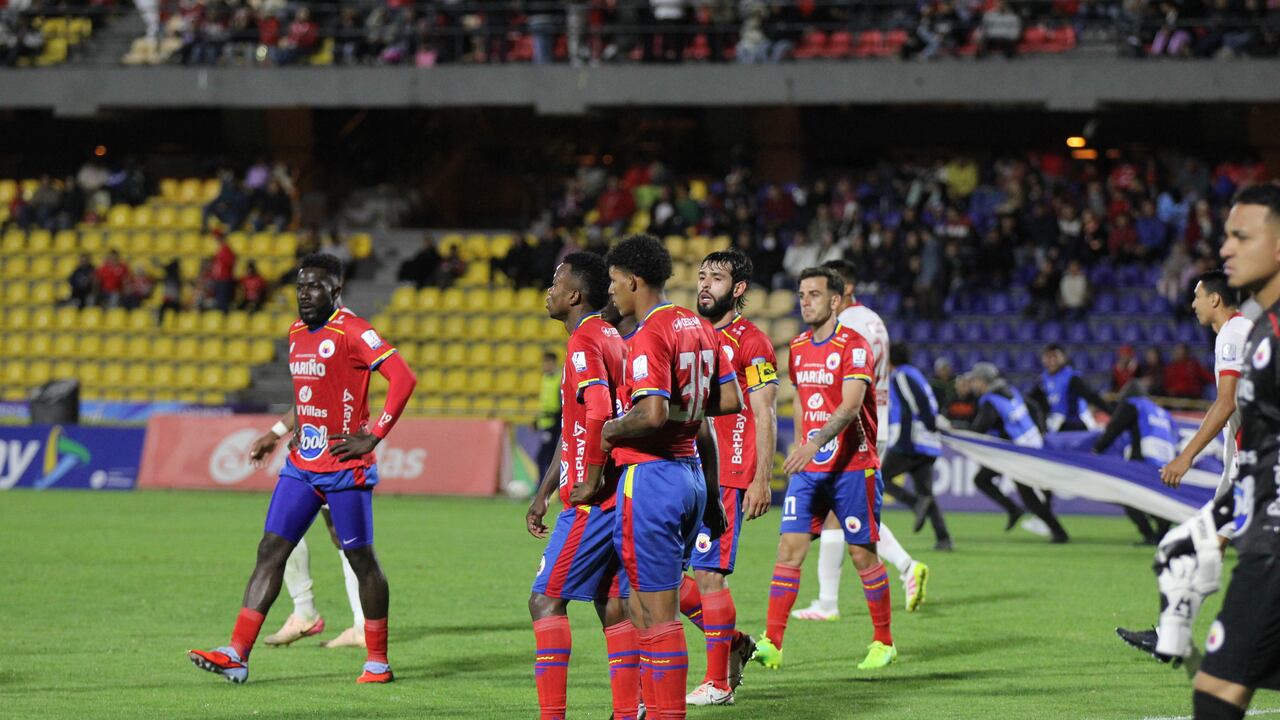 Imagen del encuentro entre Deportivo Pasto y América de Cali por Liga.